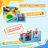 Kids PlayhouseInflatable Water Slide Bounce House 25910131
