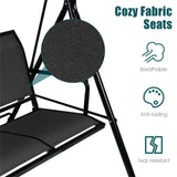 3-person garden swing black 31038403