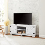 ZUN Modern Farmhouse TV Media Stand, Large Barn Inspired Home Entertainment Console, for TV Up to 70'', W1758P147681