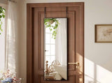 48"x14" Full Length Door Mirror Wall Mounted Hanging Mirror with Metal Frame, Black 10629652