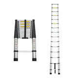 Telescoping Ladder 14.5FT, Telescopic Extension Ladder, Aluminum Alloy Folding Ladder Portable W2660P255610