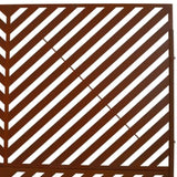 Outdoor & Indoor Privacy Metal Privacy 76" H48" W, Freestanding Decorative Privacy W465P193249