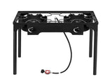 Outdoor Camp Stove High Pressure Propane Gas Cooker Portable Cast Iron Patio Cooking 01255491