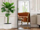 Full Length Mirror 59"x16" Full Body Mirror Rectangle Free Standing Wall Mounted Leaning Hanging 38168184