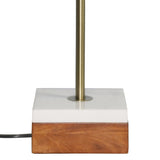 Minimalist Floor Lamp, Slim Standing Light with Neutral Shade for Contemporary Living Room & Bedroom B183P315095