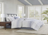 6 Piece Cotton Jacquard Oversized Comforter Set-Full B035P280376