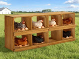 Nesting Boxes for Chickens, Wooden Chicken Nesting Box, Laying Eggs Nest Box for Chickens Hens 90899857