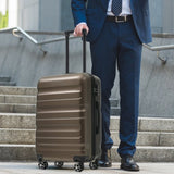 6-Piece ABS Hardshell Luggage Set - Lightweight & Durable Suitcases with Dual Spinner Wheels, N730P262652G