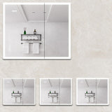 Bathroom Medicine Cabinet with Lights, 3630 Inch LED Medicine Cabinet with Mirror, Double Door W1738100840