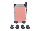 Portable 3-Tier Rolling Makeup Case with Universal Wheels for Makeup, Nail Art, Hair Styling Tools 54163792