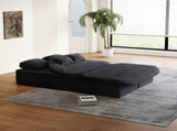 75'' 2-in-1 Foldable Sofa,Convertible Sleeper Foam Sofa Bed with Multi Functional Blanket, Corduroy W834P317046