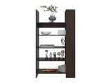 Bookcase, 5 Shelves, Dark Walnut B097P369421