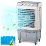 ZUN 3 in 1 Portable Evaporative Cooler,Indoor,Outdoor,2353CFM Personal Air Cooler,7.9 Gal Large Water 42761091