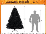 7 FT Pre-lit Artificial Christmas Tree, Hinged Xmas Pine Tree with 1250 Branch Tips, 400 Lights and 78587310