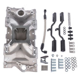 ZUN 4150 EFI Single Plane Intake Manifold with Fuel Rail for Chevy Small Block Gen I 41329476