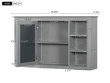 35'' x 27.5'' Medicine Cabinet, Wall Mounted Bathroom Storage Cabinet, Modern Bathroom Wall Cabinet 67280709