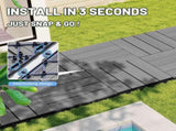 36 Pcs Interlocking Tiles, 12" x 12" HDPE Outdoor Flooring, Patio Flooring Outdoor Waterproof, W1859P507504