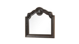Traditional Style Mirror Made with Wood frame in Walnut B009P225187
