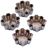 4pcs Chrome 8 Lug Wheel Center Hub Caps For Ford F250 F350 1999-2005 Excursion 00-05 1C3Z1130BA 86195139