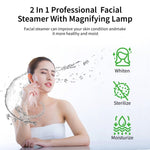 ZUN 2 in 1 Facial Steamer with 3X Magnifying Lamp, Esthetician Steamer Professional Aromatherapy 91973185