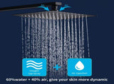 Shower System Shower Faucet Combo Set Wall Mounted with 10" Rainfall Shower Head and handheld shower 64887851