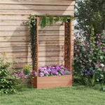 ZUN Wooden Planter、Flower shelf,Raised Garden Bed 35078828