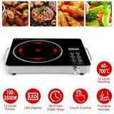 3500W Electric Single Burner Cooktop 110V - Rapid Heating Hot Plate with 4 Preset Modes 11568545