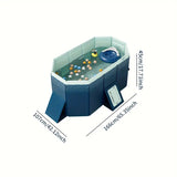 1.6m PVC folding pool bathes and cools in summer, suitable for outdoor patio beach W2710P305042