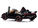 Lamborghini Poison Small Dual Drive 12V 4.5AH with 2.4G Remote Control Sports Car Electric Car Black 20960964