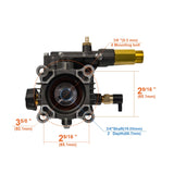 3000PSI Horizontal High-Pressure Washer, 3/4" Commercial Grade with Aluminum Swash Plate Pump 56621879