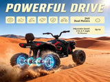 4V Kids ATV 4 Wheeler 2 Seater Ride On Toys with Dual Motors High Low Speed 57864679