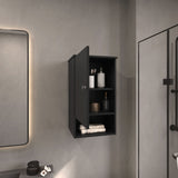 Bathbi 28" tall Medicine Cabinet with Two interior Shelves and One open Shelf B200P235834