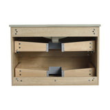 30" Wall-Mounted Bathroom Vanity -BVB01930LTO-2 W999P174699