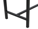 Industrial Style Porch Table Single Layer Black Oak Triamine Board 20900681