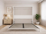 DIY Cabinet Folding Bed Queen Size Vertical Murphy Wall Bed Hardware Kit,Grey Bed Frame W5290P457894