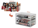 Acrylic 4 Tier Cosmetic and Jewelry Drawer Chest 52059604