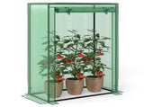 Green Portable Mini Greenhouse 39"x20"x59" Tool-Free Assembly PE Grid Cover Grow Tent for Balcony 84946801