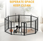 ZUN Dog Playpen 32 Inch 16 Panles, Ideal Fence for Small/Mediums Indoor & Outdoor Bliss, Perfect W1134P289742