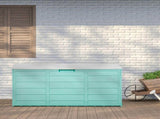 75gal 280L Outdoor Garden Plastic Storage Deck Box Chest Tools Cushions Toys Lockable Seat 33688203