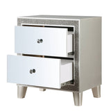 Champagne 2-Drawer Nightstand B062P181340