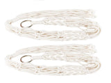 4PCS Macrame Plant Hanger Indoor Outdoor Hanging Planter Basket Natural Cotton Rope Plant Holder 01444003