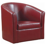 Red Swivel Armchair B062P145688