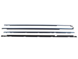 Door Belt Molding Weatherstrip Set for 1995-2002 Toyota Corolla 1.8L Front Rear 75710-02050 72638917