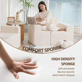 (Video) Sofa in a box Foam Sofa Couch with Pillow, Bean Bag Chairs for Adults Stuffed High-Density W2733P183922