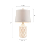 ZUN Contour Ceramic Table Lamp B03596575