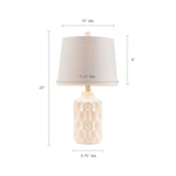 ZUN Contour Ceramic Table Lamp B03596575