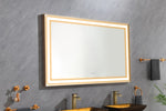 ZUN 72*36 LED Lighted Bathroom Wall Mounted Mirror with High Lumen+Anti-Fog Separately Control W1272111857