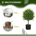 ZUN 2pcs Artificial Plant （Prohibited by WalMart） 35711739