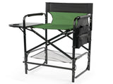 31" Tall Directors Chair Footrest, 4Portable Bar Height Folding Camping Chair 56725789