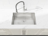 Stainless Steel Kitchen Sink, 23x19 Single Bowl, Undermount Handmade Sink in Dark Gray, with US 90830894